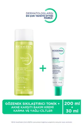 Desa Sebium Karma Ve Yağlı Ciltler İçin Gözenek Sıkılaştırıcı Tonik 200 ml & Bakım Kremi 30 ml