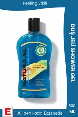 naturajel Peeling Etkili Ferahlatıcı Duş Jeli 500 ml