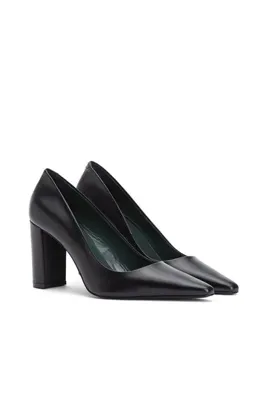 George Hogg Siyah Deri Stiletto