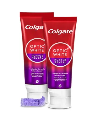 COLGATE Optic White Purple Reveal Beyazlatıcı Diş Macunu 75 Ml 2 ADET