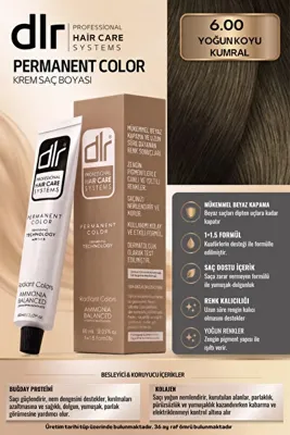 DLR Color Saç Boyası 60ml 6.00 Yoğun Kuyu Kumral - Profesyonel Kuaför Kalitesinde Renk Ve Parlaklık!