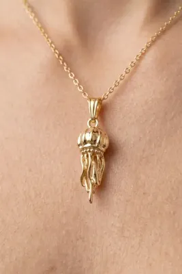 AURRARİ Gold Deniz Anası Kolye 45cm
