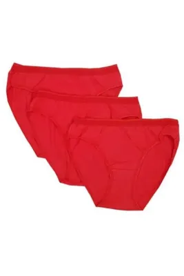 Tutku 635 Kadın Suyolu Bikini 12li Paket Kırmızı
