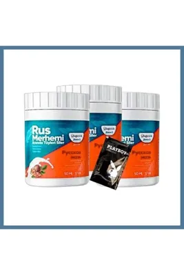 Bezos Playboy Turquoise 3 Adet Ceviz & Ceviz Sütü Rus Merhemi 50 ml Tüy Dökücü Krem + 1 Armağan Jel BTKFZ