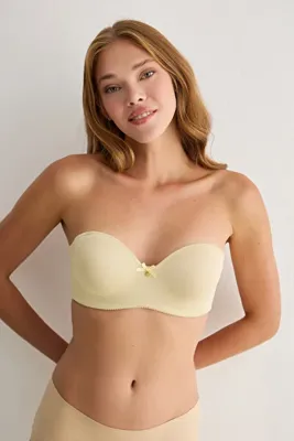 Best Model Toparlayıcı Balenli Dolgusuz Straplez Sütyen 2214