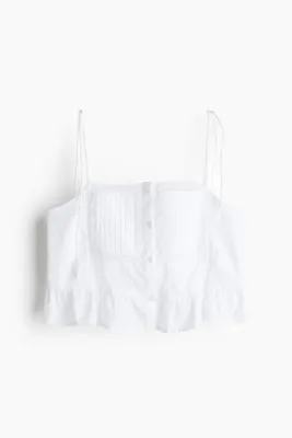 H&M Farbalalı ve Askılı Üst