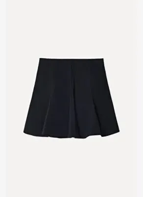 Mudo Kadın Siyah A Form Mini Etek