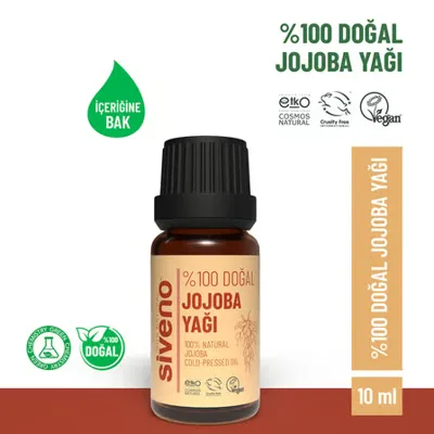 Siveno Doğal Jojoba Yağı 10ml