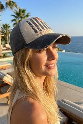LAGRANZE NYC Brooklyn Vintage Görünümlü Şapka – Eskitme Unisex Baseball Cap – Ayarlanabilir Günlük Kullanım