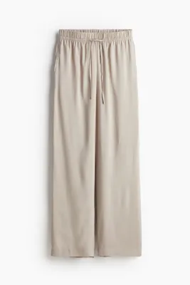 H&M Geniş Pull-on Pantolon