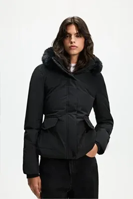 LEFTIES KADIN Kapüşonlu dolgulu anorak