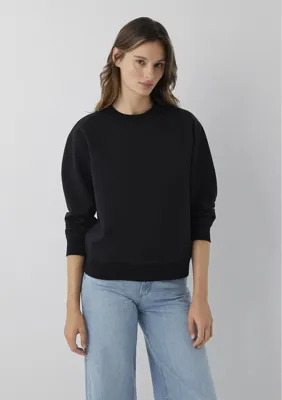 Mavi Siyah Basic Sweatshirt