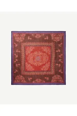 Yargıcı Paisley Desenli Fular
