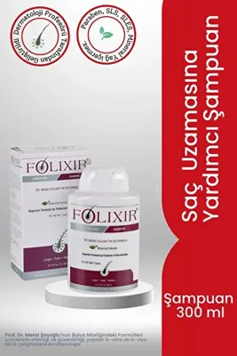 Folixir Hızlı Saç Uzamasına Etkili Şampuan 300 ml