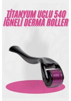 İlkyaz Fashion If Dermaroller Titanyum 540 Iğneli 1 mm Saç Kaş Sakal Serum Kullanıma Uygun
