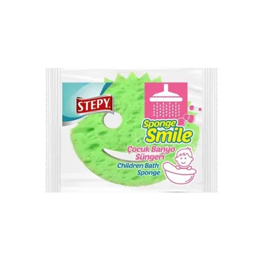 Stepy Sponge Smile Çocuk Banyo Süngeri