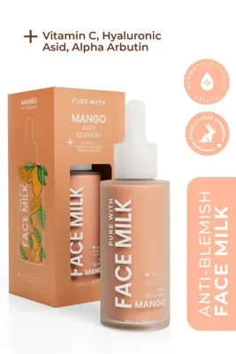 Pure With Mango Özlü Aydınlatıcı ve Leke Karşıtı Nemlendirici Yüz Sütü 150 Ml ( Vitamin C, Arbutin)