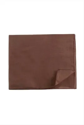 Genel Markalar Renkli Bandana 50*50 - Kahverengi
