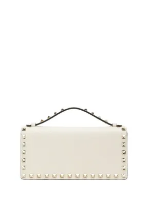 Valentino Garavani Rockstud Ekru Kadın Deri Çanta