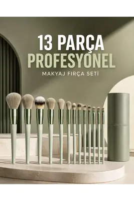 UCUZTEKNO Profesyonel Makyaj Fırça Seti 13 Parça Yumuşak Kıllı Fırça Seti Far Fırçası