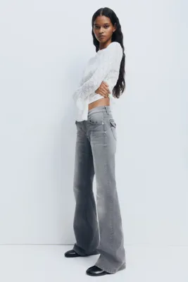H&M Flared Low Jeans