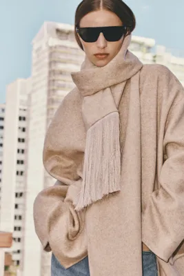 H&M Handmade wool-blend jacket with scarf