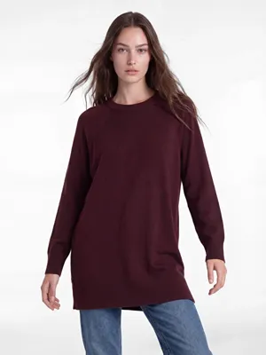 LCW Modest Bisiklet Yaka Kadın Triko Tunik