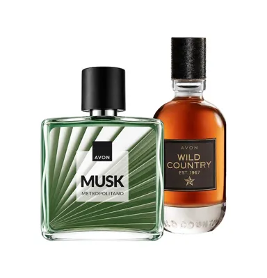 Avon Wild Country + Musk Metropolitano Erkek Parfüm Seti