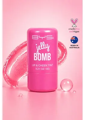 BYS Jelly Bomb Lip & Cheek Tint Berry Jelly (Böğürtlen)–dudak & Yanak Için Yoğun Renk Veren Tint