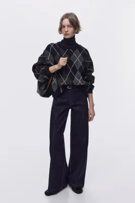 H&M Wide High Jeans