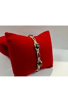 Genel Markalar Renkli Kalp Taşlı Bileklik