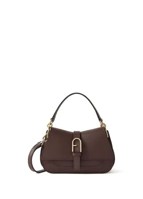 Furla Flow Açık Kahverengi Kadın Deri Mini Çanta