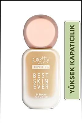 Pretty Beauty Best Skın Ever Yüksek Kapatıcı Etkili Fondöten No3