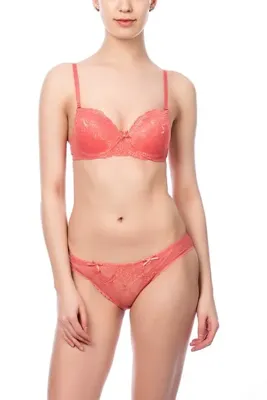 Pierre Cardin Kadın Gül Kurusu 4560 Balenli Desteksiz Sütyen Külot - Iç Çamaşır Takımı