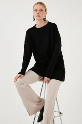 Lela Triko Modest Bisiklet Yaka  Kazak  KAZAK 4616152