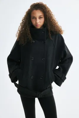 H&M Keçeli Oversize Ceket