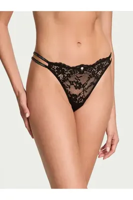 victorias secret Twinkle Askılı Dantelli Brazilian Külot