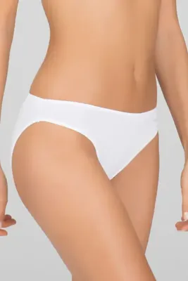 Kom Kadın Penye Likra Compact Bikini Slip Külot 6 Lı 2beyaz-2siyah-2ten S-2xl