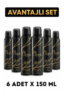 Viva Cappio Classic Kadın Deodorant 150 ml 6 Adet