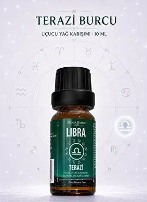 Minia Bahçe Bitki ve Sanat Atölyesi Terazi Burcu Uçucu Yağ Karışımı Karanfil, Çam, Biberiye Ve Sedir Uçucu Yağları, 10 Ml