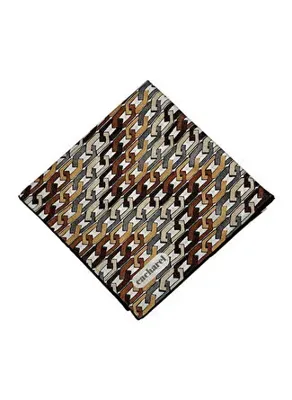 Cacharel Kahverengi Kadın Geometrik Desen Eşarp 9050313912