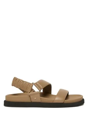 Maxmara Açık Kahverengi Kadın Deri Sandalet
