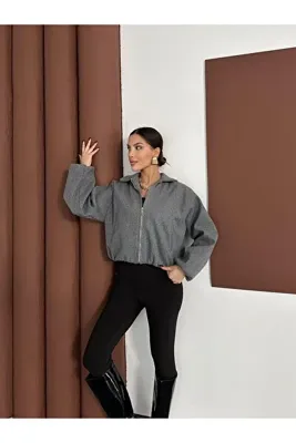 FullCenter BOMBER KISA KAŞE SOFT CEKET