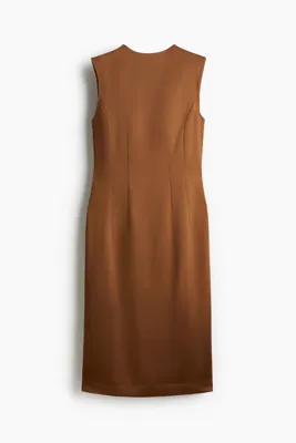 H&M Bedene Oturan Midi Elbise