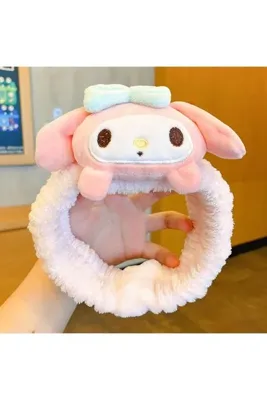 Meyra Accessories Sanrio Kawaii My Melody Figürlü Saç Bandanası Güzel Şık Büyük Figürlü Bandana Hediyelik