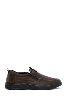 Derimod Fly Erkek Kahverengi Deri Casual Loafer