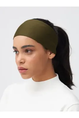 Femple Modest Bandana Bone | Renk: Koyu Zeytin Yeşili | Tesettür Bandana