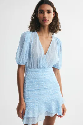 H&M Drapeli Elbise
