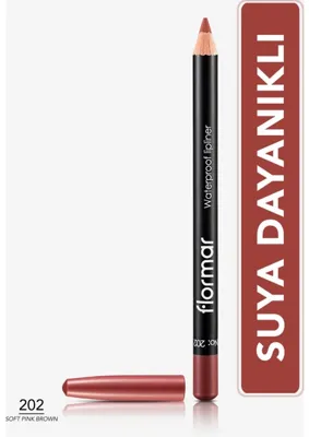Flormar Suya Dayanıklı ve Yoğun Pigmentli Mat Dudak Kalemi 202 Soft Pink Brown