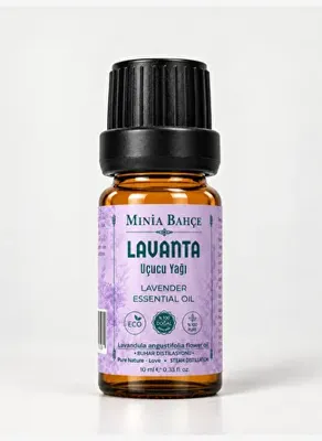 Minia Bahçe Lavanta Uçucu Yağı – 10 ml | Saf ve Katkısız Bitkisel Uçucu Yağ